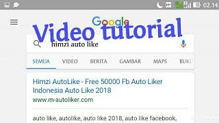 Cara menggunakan himzi auto like facebook 2018. terbaru dan lengkap