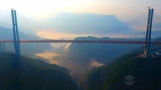 Worlds tallest bridge opens in China