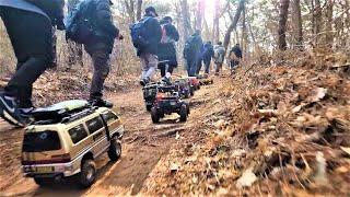 Enjoy RC CAR hiking on the weekends - Team Scale Trail GoldMoon