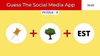 Can You Guess The Social Media App By Emoji - Guess The Social Media App By Emoji #Emojichallenges