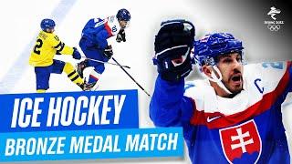 Sweden vs Slovakia  Ice Hockey - Mens Bronze Medal Match  Full Replay  #Beijing2022