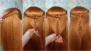 Simply easy hairstyle - Quick briaded hairstyle  easy hairstyle  hairstyle for girls 2024