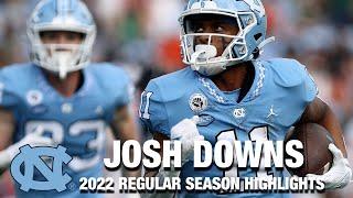 Josh Downs 2022 Regular Season Highlights  North Carolina WR