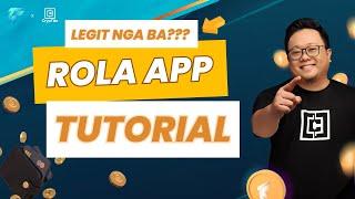 ROLA FULL TUTORIAL TAG-LISH - LEGIT NA APP KUMITA NG WALANG PUHUNAN - CrypTito