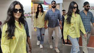 Katrina Kaif & Vicky Kaushal Back after Katrinas 40 th birthday  ️