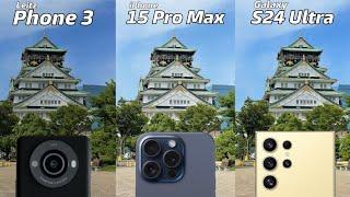 LEITZ Phone 3 vs iPhone 15 Pro Max vs Samsung Galaxy S24 Ultra Camera Test