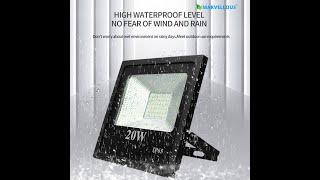 IP65 IP66  Waterproof Aluminum Outdoor Floodlight 20w 50w 100w 200w