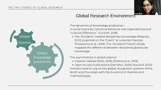 Social Science Research in India Navigating the Borders of ‘Global’ and ‘Local’ Terrain