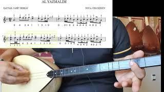 AL YAZMALIM #solfej full kısa sap bağlama