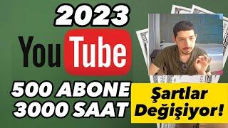 SON DAKİKA  Youtube Para Kazanma Şartları Değişiyor