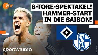 Hamburger SV – FC Schalke 04 Highlights  2. Bundesliga 1. Spieltag Saison 202324  sportstudio