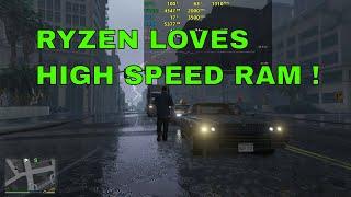 Ryzen Deserves Fast memory  2133Mhz vs 3200Mhz RAM speed test