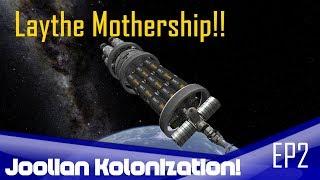 Ep2 - Joolian Kolonization - The Mothership Rises Above The Clouds - KSP 1.3