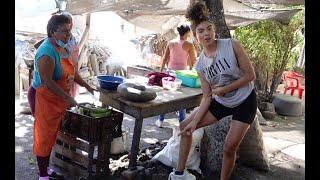 IGUANA AND CLITORIS. A RESTAURANT IN LA GUAJIRA COLOMBIA