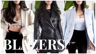 OVERSIZED BLAZERS  FT. ARITZIA ACNE STUDIOS & WARDROBE NYC  TRY-ON