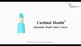 Cardinal Health™ Adjustable Depth Safety Lancet for Capillary Blood Collection