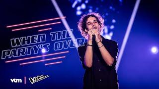 Marouane - when the partys over  Blind Auditions #9  The Voice van Vlaanderen  VTM