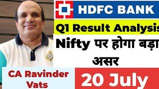 HDFC BANK  Q1 2025 result analysis by CA Ravinder Vats