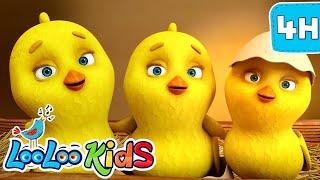 Little Chicks Chirp Along with 4 Hours of Adorable Songs by LooLoo Kids