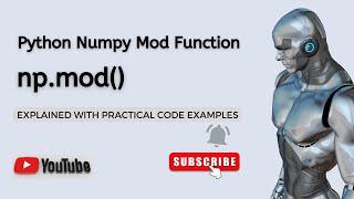 Python Numpy mod Function Explained  Python Numpy Function  Numpy Python Tutorial