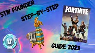 2023 how to become a save the world stw founder - step-by-step guide