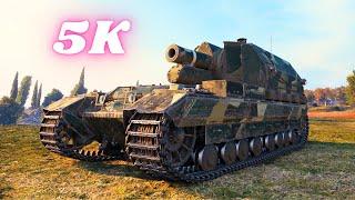 Conqueror Gun Carriage  5K Damage Artillery World of Tanks Replays