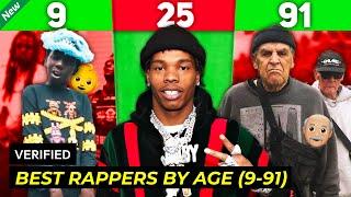 BEST RAPPERS BY AGE 9 - 91 Years Old