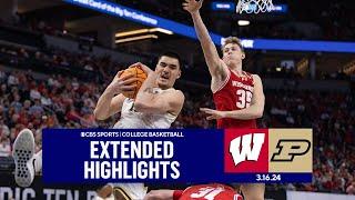 Wisconsin vs Purdue College Basketball Highlights  CBS Sports
