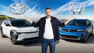 Honda Prologue vs. Toyota BZ4X Electric SUV Comparison Test  Which EV Is Right for You?