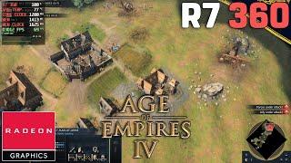 Age of Empires IV - R7 360 2GB - 720p Custom Settings