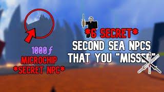 6 Secret NPCS That You Have MISSED in Second Sea Blox Fruits