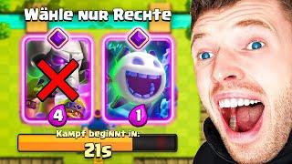 NUR RECHTE KARTEN WÄHLEN BIS ICH 12 SIEGE HABE...  Clash Royale Deutsch