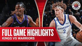 KINGS vs WARRIORS  CALIFORNIA CLASSIC  FULL GAME HIGHLIGHTS