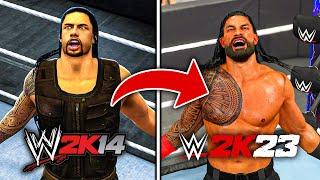 Hitting a Spear with Roman Reigns in EVERY WWE 2K Game