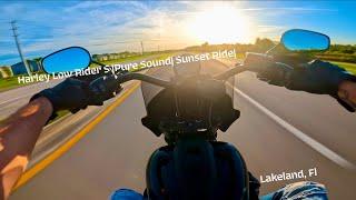 Harley-Davidson Low Rider S Sunset Ride Engine Only 4K