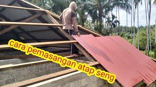 cara pemasangan atap seng rumah minimalis