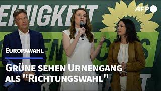 Grüne Europawahl als Richtungswahl für die Demokratie  AFP