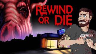 REWIND OR DIE - GREAT NEW VHS STYLE HORROR GAME Full Playthrough and Secret Boss Fight