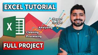 Full Project in Excel with Interactive Dashboard  Excel Tutorial for Beginners