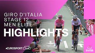 CLASS IS PERMANENT   Giro DItalia Stage 12 Race Highlights  Eurosport Cycling