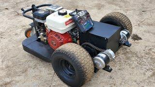 HOMEMADE RC LAWN MOWER-ROBOT LAWN MOWER