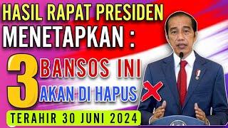 G4WAT‼️ ADA 3 BANSOS TUNAI AKAN DIHAPUS TERAHIR 30 JUNI 2024 TERMASUK PKH BPNT CEK YA⬇️