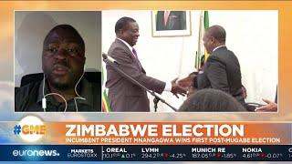 Zimbabwe Election Incumbent President Mnangagwa wins first post-Mugabe election