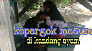 ABG kepergok mesum di kandang ayam