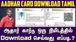 Download Aadhaar Card Online in Tamil 2024  Step-by-Step Guide