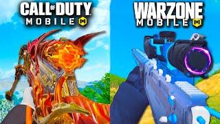 MYTHIC SNIPER in COD Mobile vs WARZONE Mobile