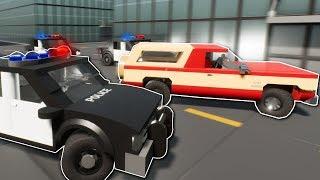 HUGE POLICE CHASE - Brick Rigs Multiplayer Gameplay - Lego Cops and Robbers Chase