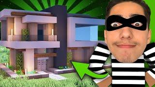 اولین خونه لاکچری ماینکرافت امونو ساختیم  Minecraft Modern House