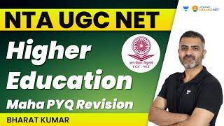 Higher Education  Maha PYQ Revision  NTA UGC NET  Bharat Kumar