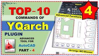 Mastering Magic Furniture Design Top 10 YQarch Plugin Commands in AutoCAD  PART - 4